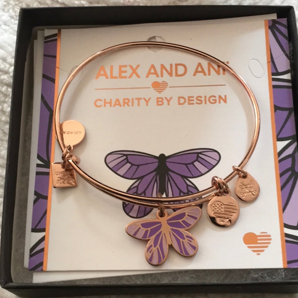 Beautiful Alex and Ani brand new rose gold butterfly.